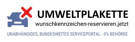 Umweltplakette online bestellen